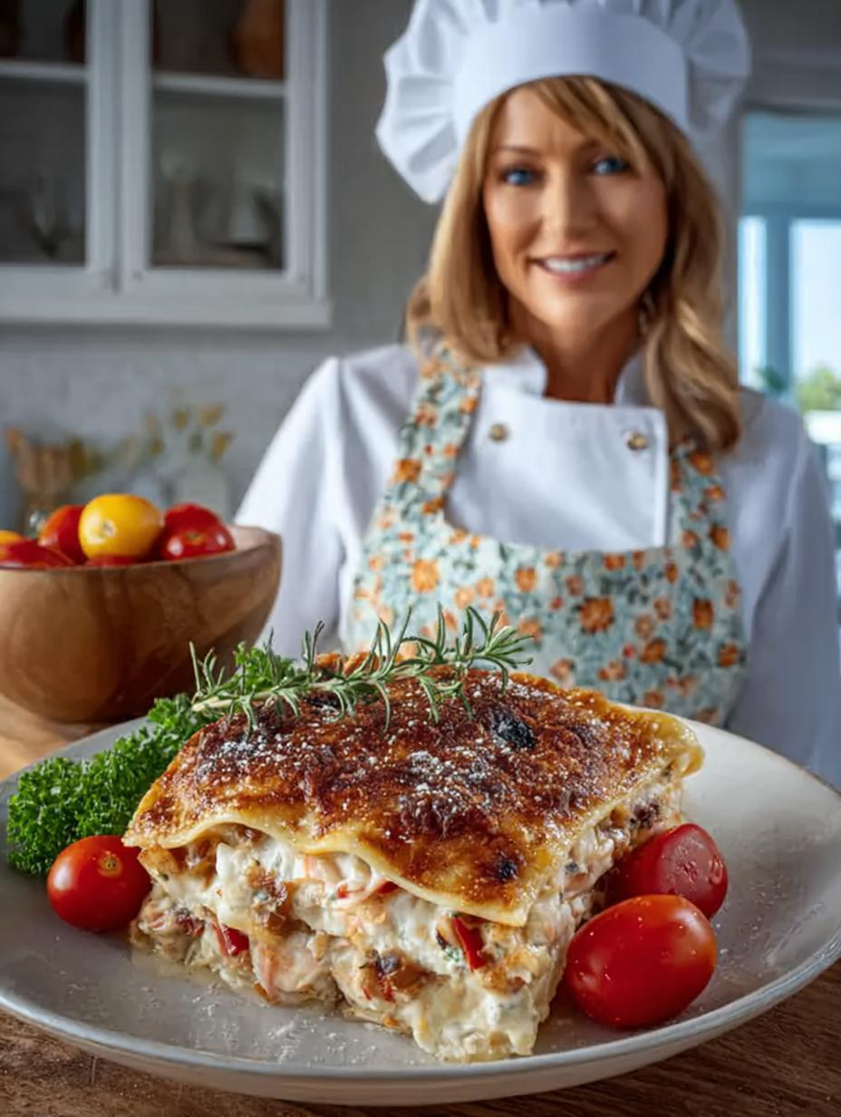Delicious Shrimp Crab Lasagna for Seafood Lovers - Shrimp Crab Lasagna - additional detail