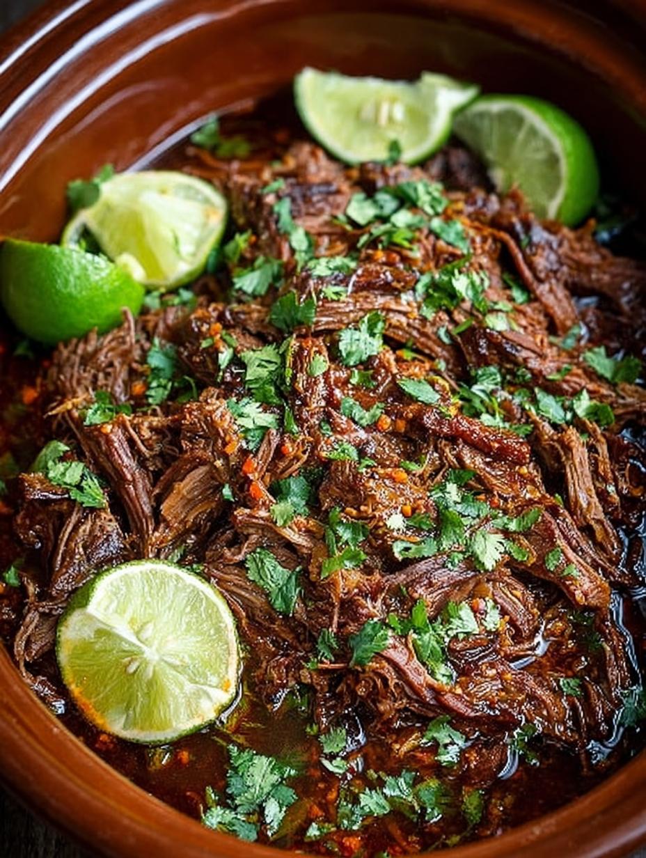 Slow Cooker Barbacoa: 5 Simple Steps to Flavorful Beef - Slow Cooker Barbacoa - main visual representation