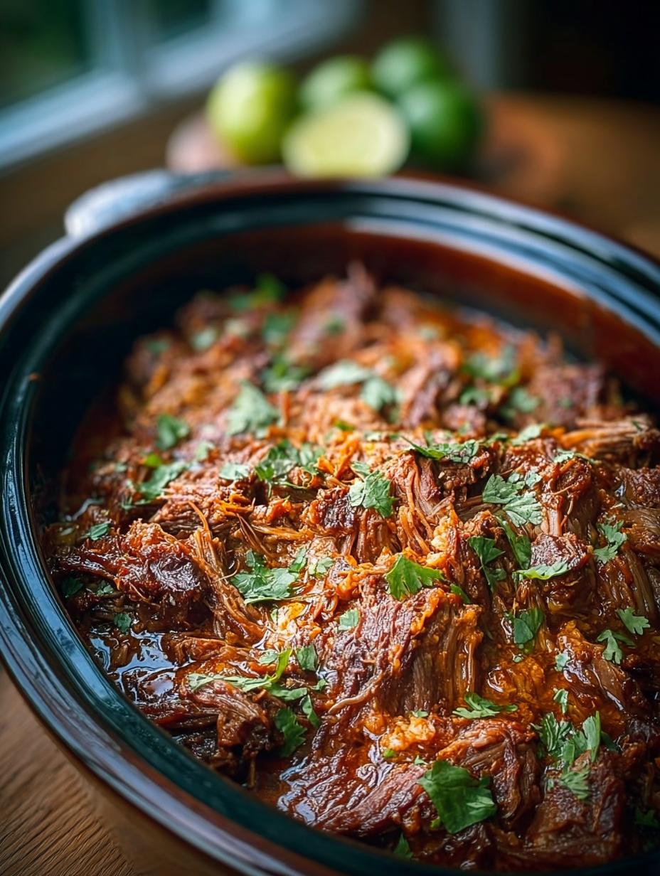 Slow Cooker Barbacoa: 5 Simple Steps to Flavorful Beef - Slow Cooker Barbacoa - additional detail