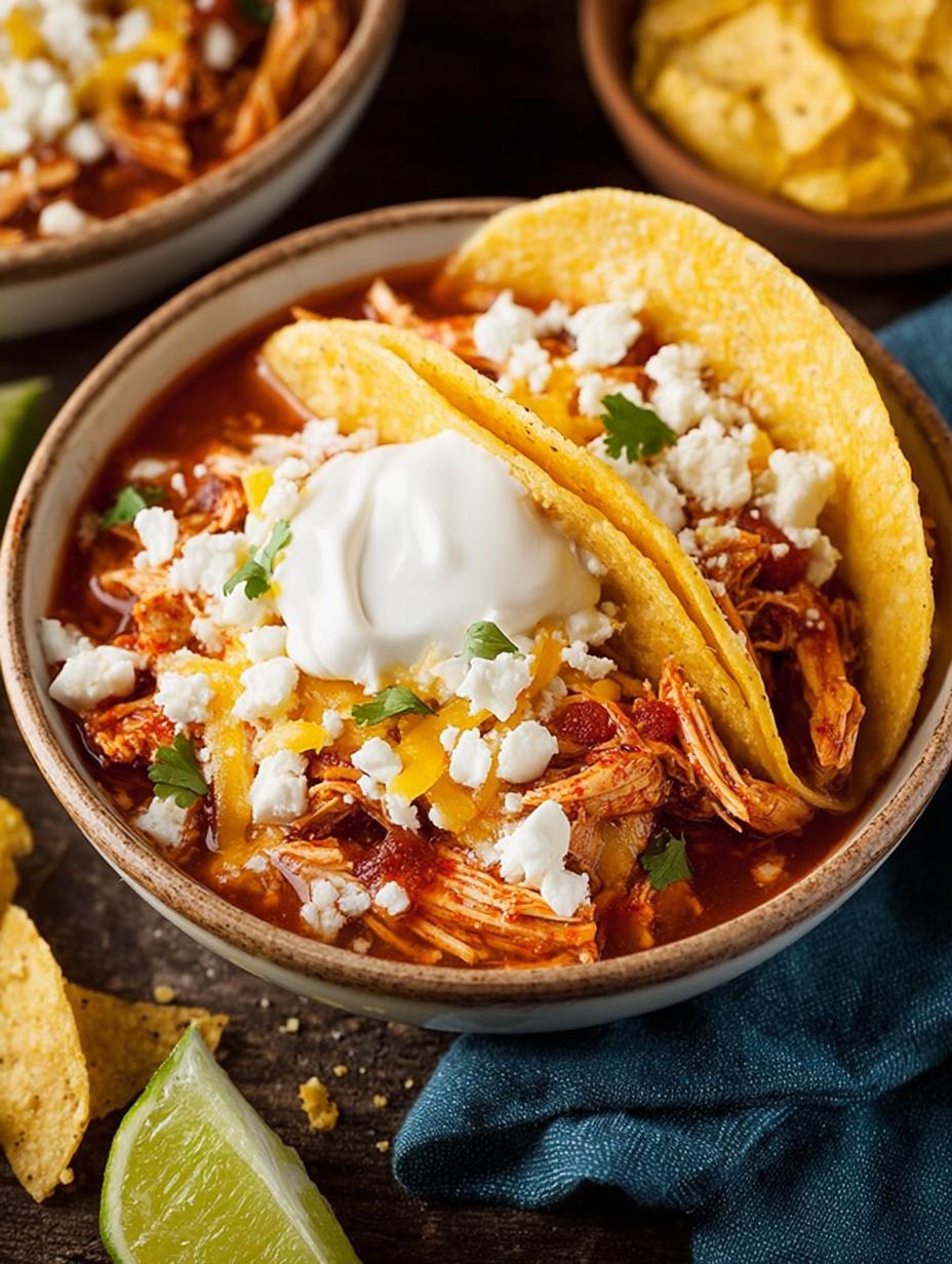 Slow Cooker Chicken Taco Soup: 6 Simple Steps to Comfort - Slow Cooker Chicken Taco - additional detail