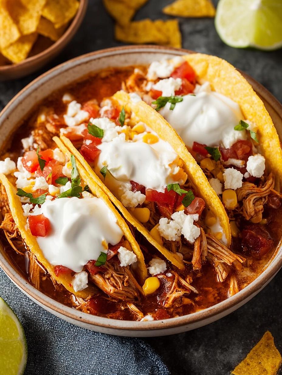 Slow Cooker Chicken Taco