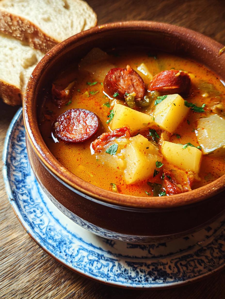 Amazing Spanish Potato Soup Chorizo Flavor 4 Amazing Spanish Potato Soup Chorizo Flavor - Spanish Potato Soup Chorizo - main visual representation