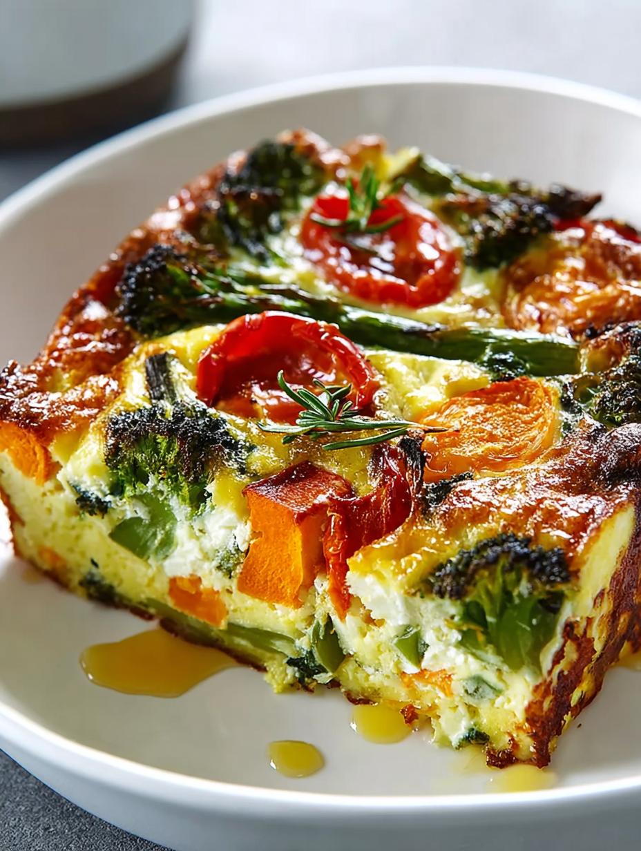 Spring Vegetable Egg Casserole