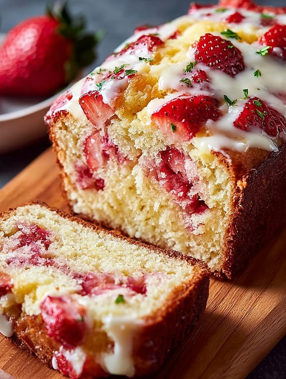 Delicious Strawberry Lemon Bread Recipe to Savor - Strawberry Lemon Bread - main visual representation