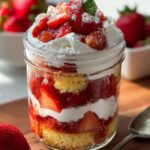 Strawberry Shortcake Trifle Jar