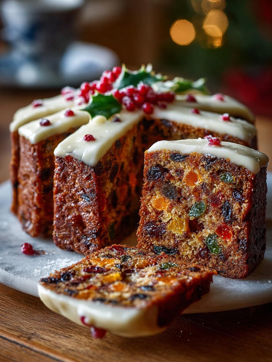 Traditional Christmas Fruit Cake
