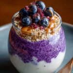 Ube Cheesecake Overnight Oats