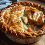 Vegetable Pot Pie Flaky