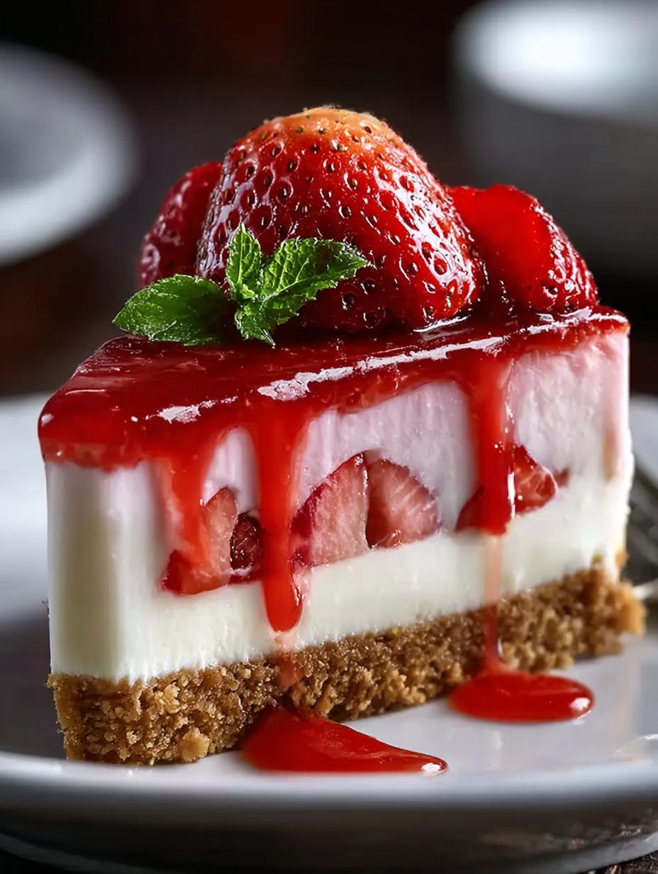 Incredible Velvet Strawberry Cheesecake Recipe - Velvet Strawberry Cheesecake Incredible - additional detail