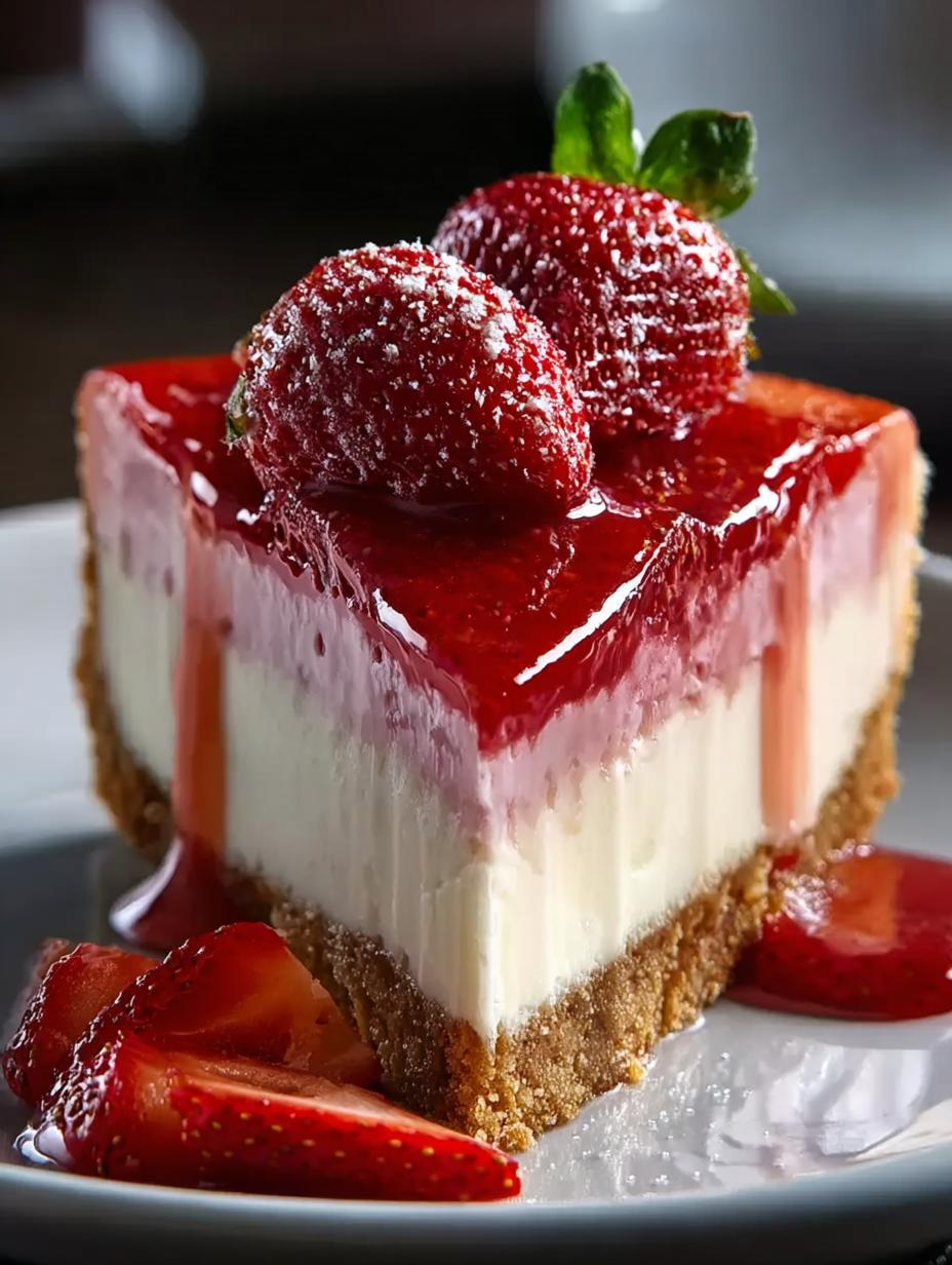Velvet Strawberry Cheesecake Incredible