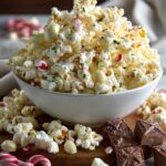 White Chocolate Christmas Popcorn