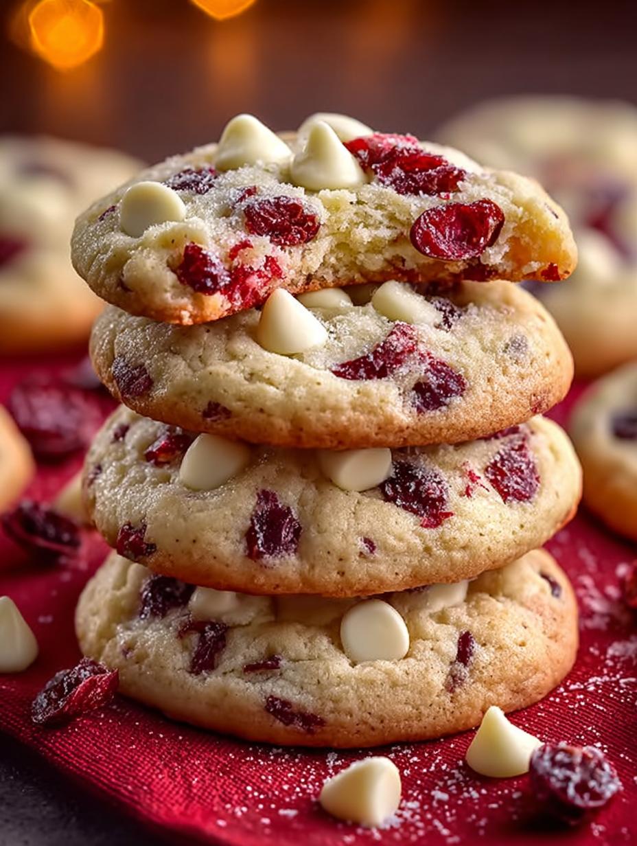 White Chocolate Cranberry Cookies: 7 Irresistible Tips 4 Irresistible white chocolate cranberry cookies fresh from the oven on a cooling rack