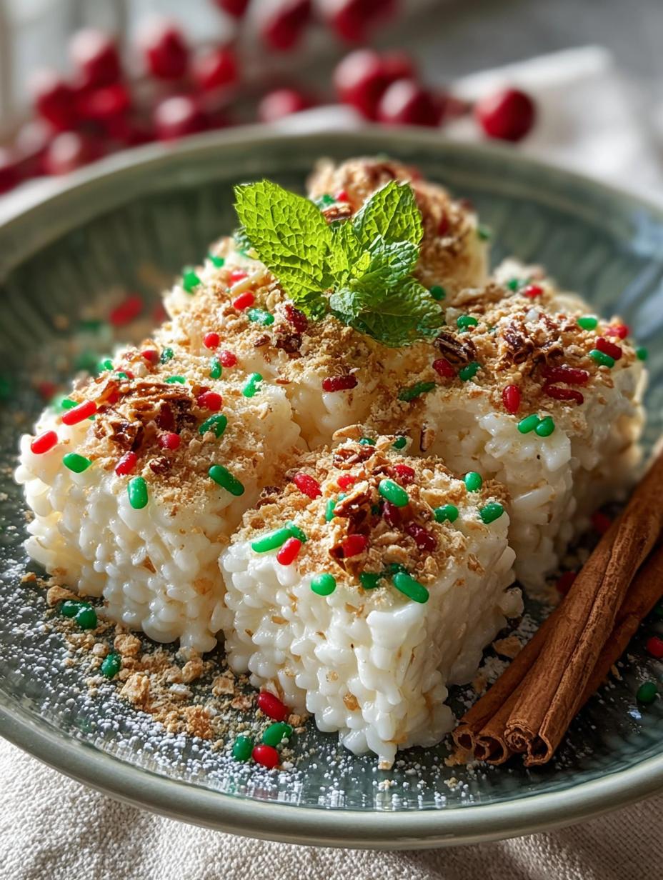 White Christmas Rice Bubble Slice: 7 Festive Treats 4 Irresistible White Christmas Rice Bubble Slice with colorful sprinkles and M&Ms