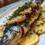 Whole Roasted Branzino Lemon