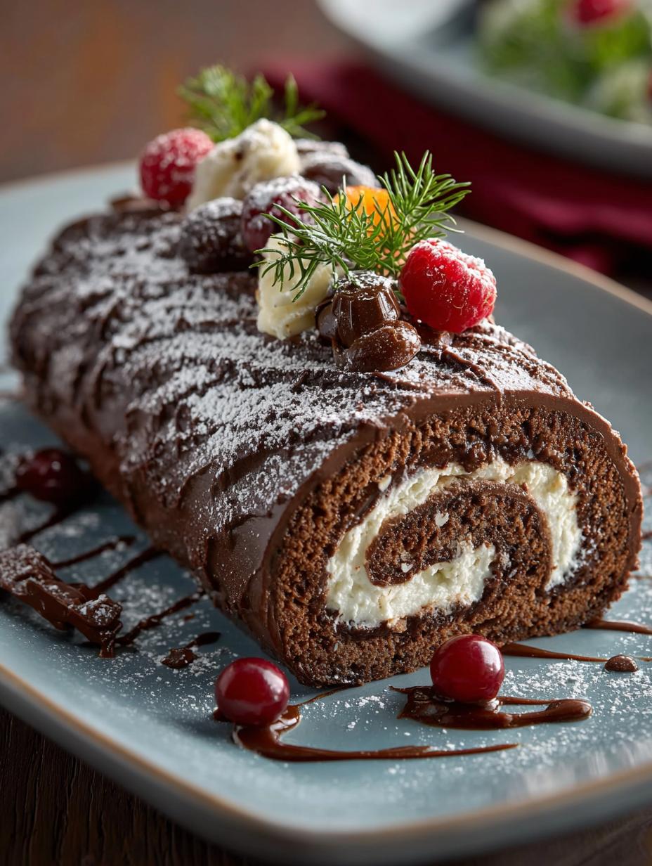Yule Log Buche Noel