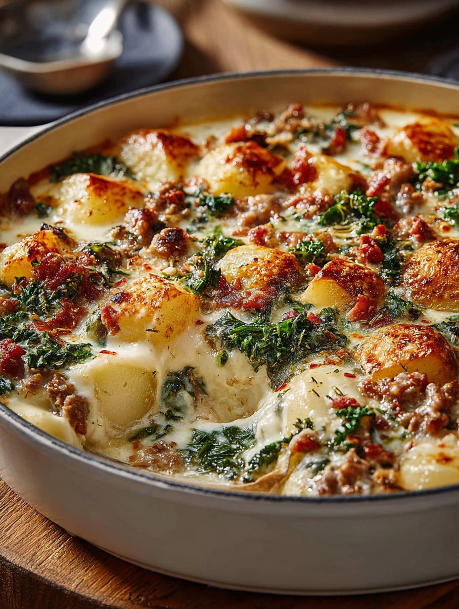 Zuppa Toscana Casserole: 5 Hearty Comfort Food Delights 4 Zuppa Toscana Casserole: 5 Hearty Comfort Food Delights - Zuppa Toscana Casserole - main visual representation