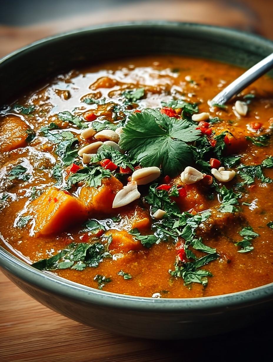 Hearty African Peanut Soup for Comforting Nights 4 Hearty African Peanut Soup for Comforting Nights - African Peanut Soup - main visual representation