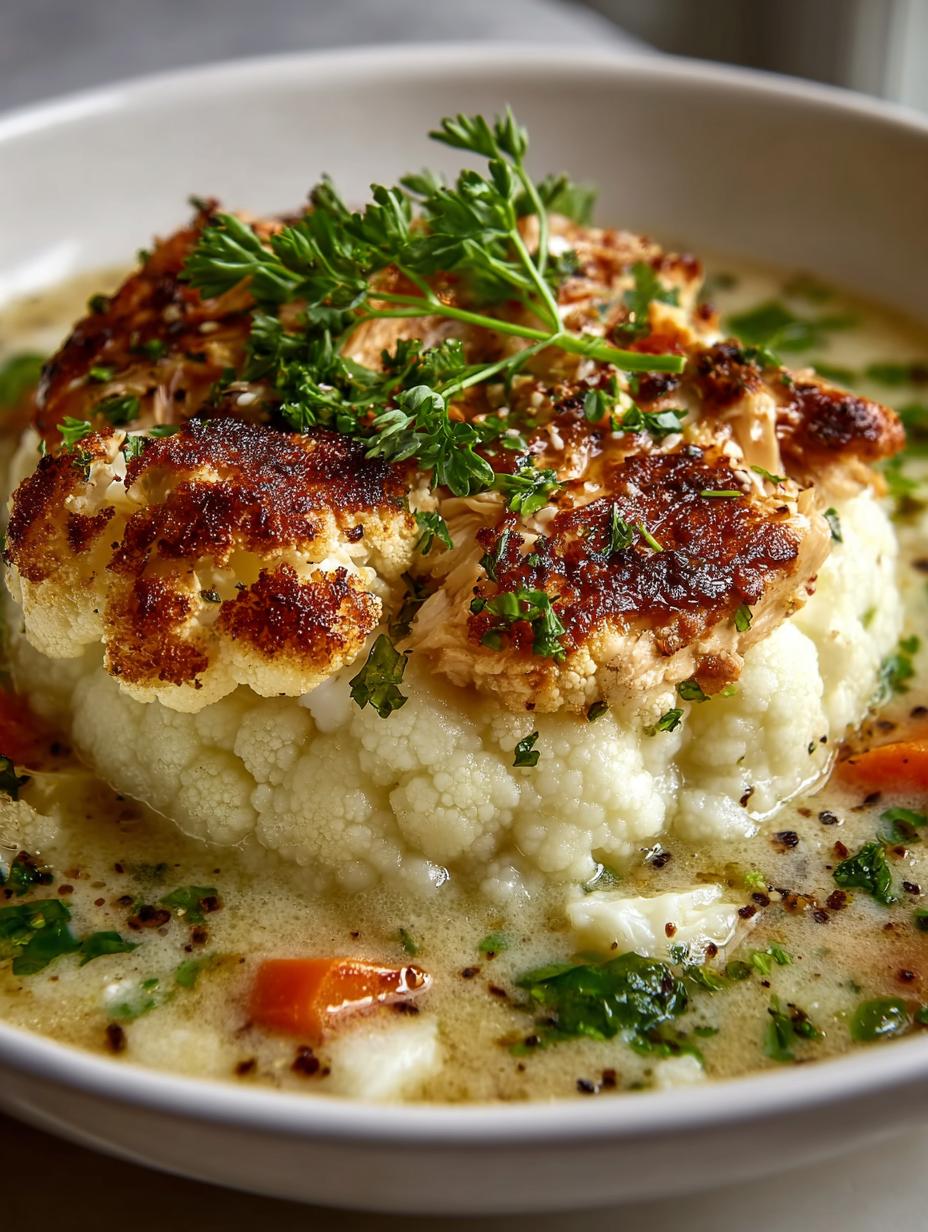 Delicious Anti Inflammatory Cauliflower Chicken Soup 5 Delicious Anti Inflammatory Cauliflower Chicken Soup - Anti Inflammatory Cauliflower Chicken - additional detail