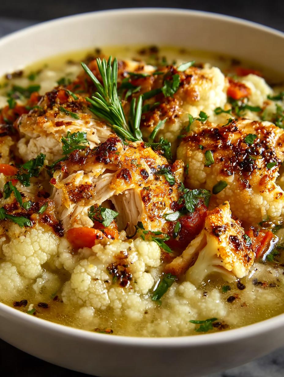 Anti Inflammatory Cauliflower Chicken