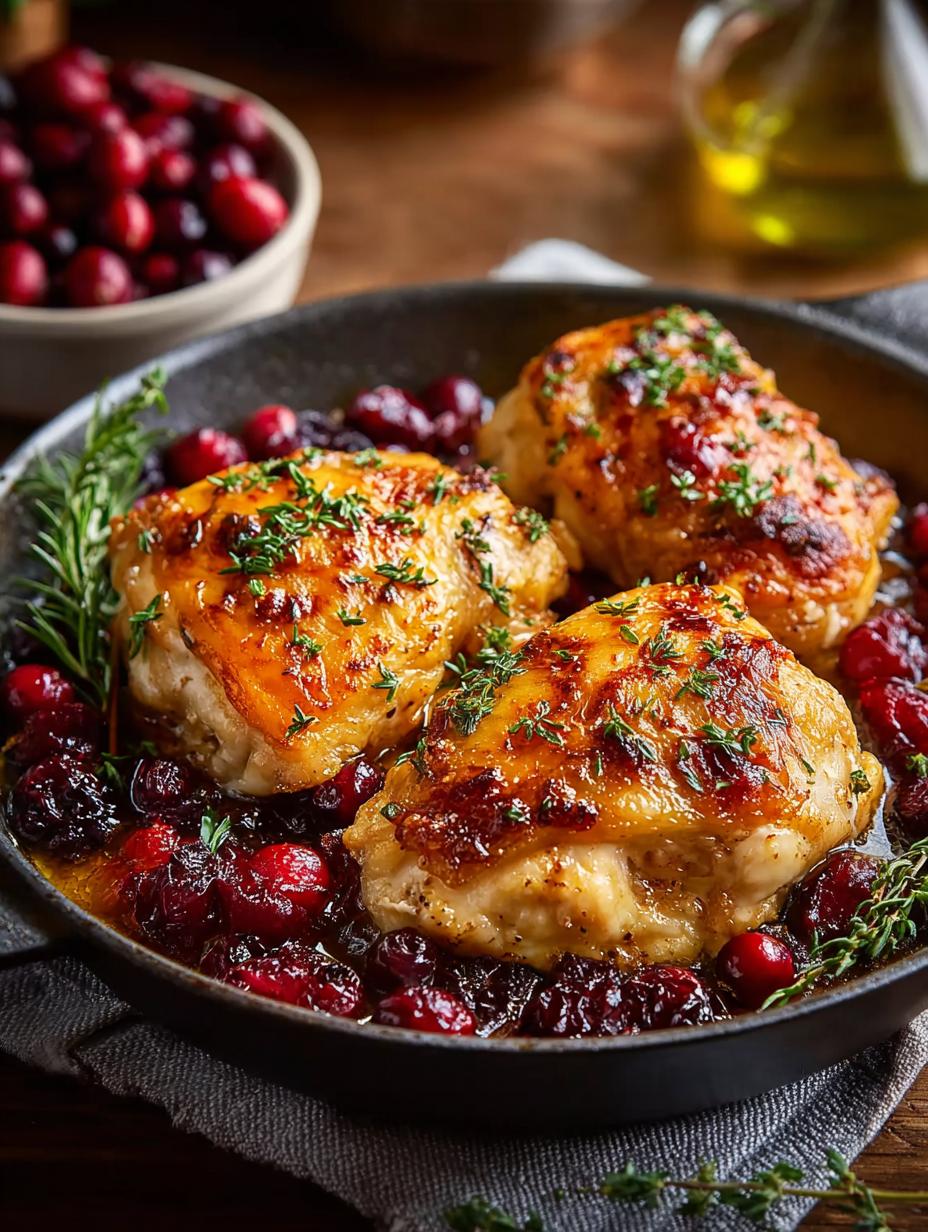 Baked Orange Cranberry Chicken: 5 Festive Flavors to Enjoy - Baked Orange Cranberry Chicken - main visual representation
