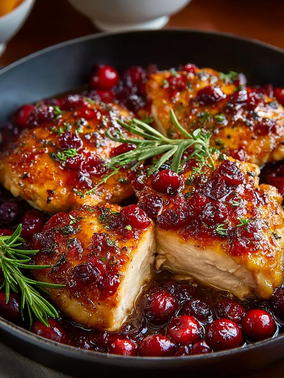 Baked Orange Cranberry Chicken
