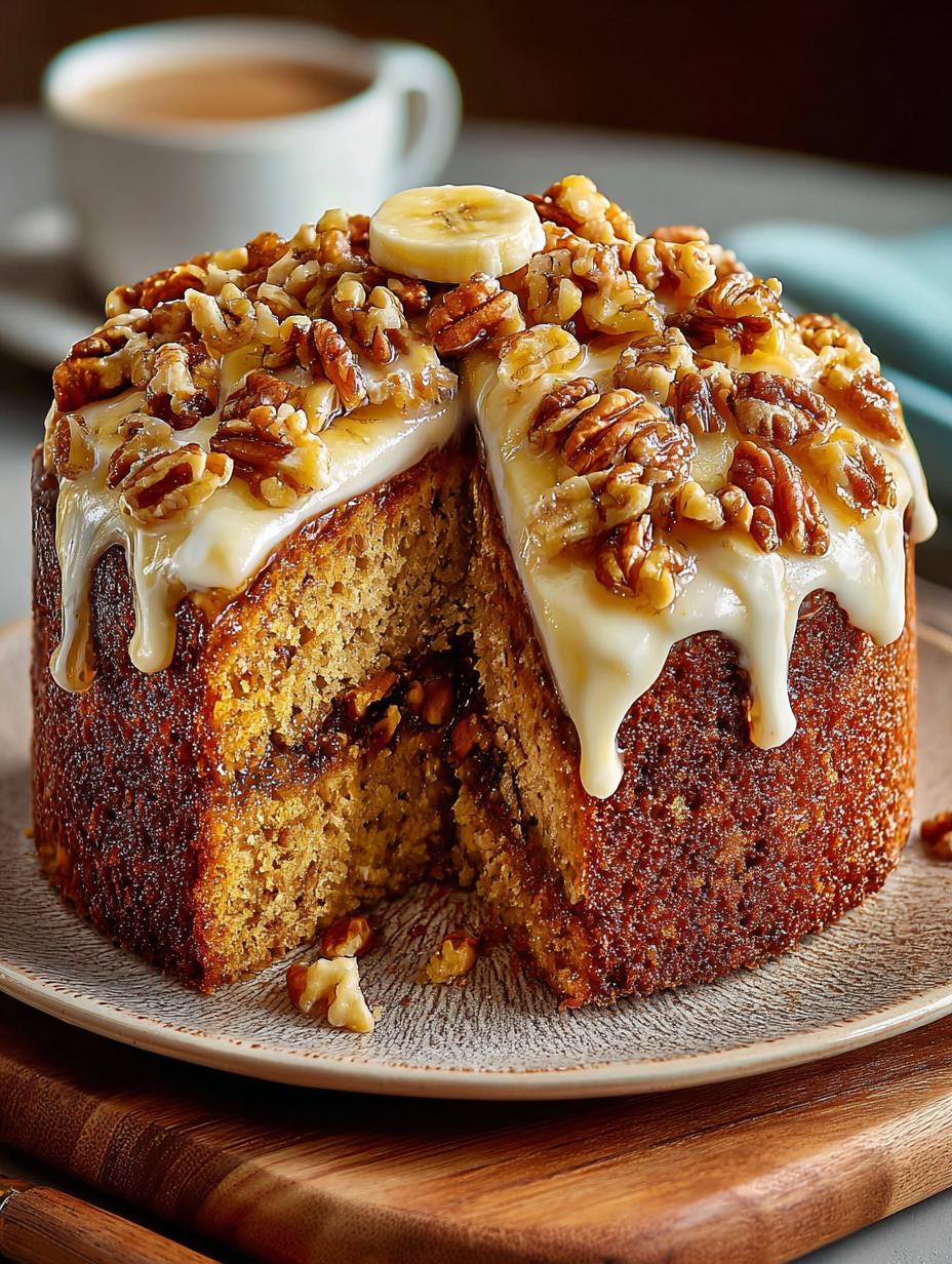 Banana Walnut Cake