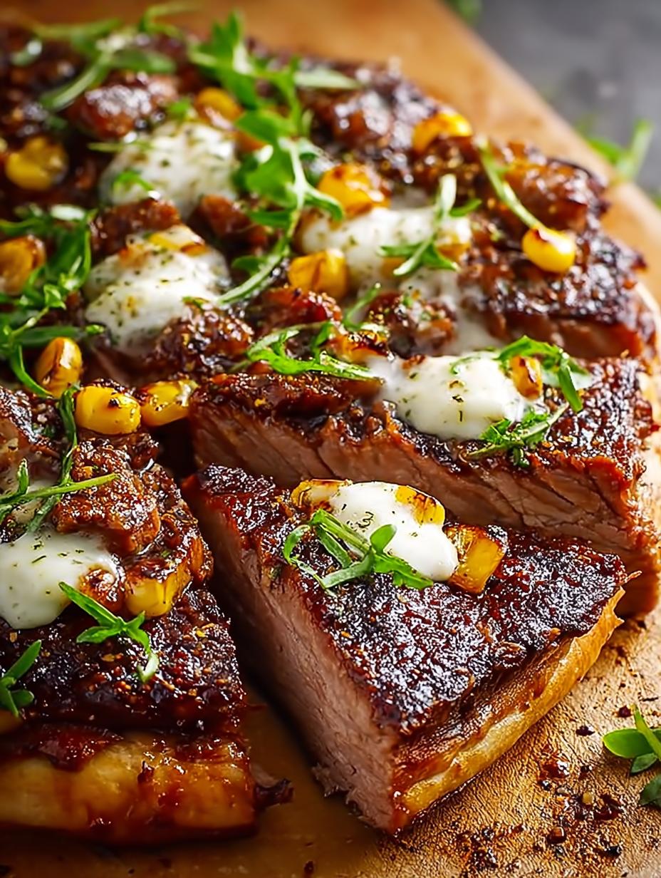 Savory Beef Brisket Toasted Corn Pizza Recipe 5 Savory Beef Brisket Toasted Corn Pizza Recipe - Beef Brisket Toasted Corn - additional detail