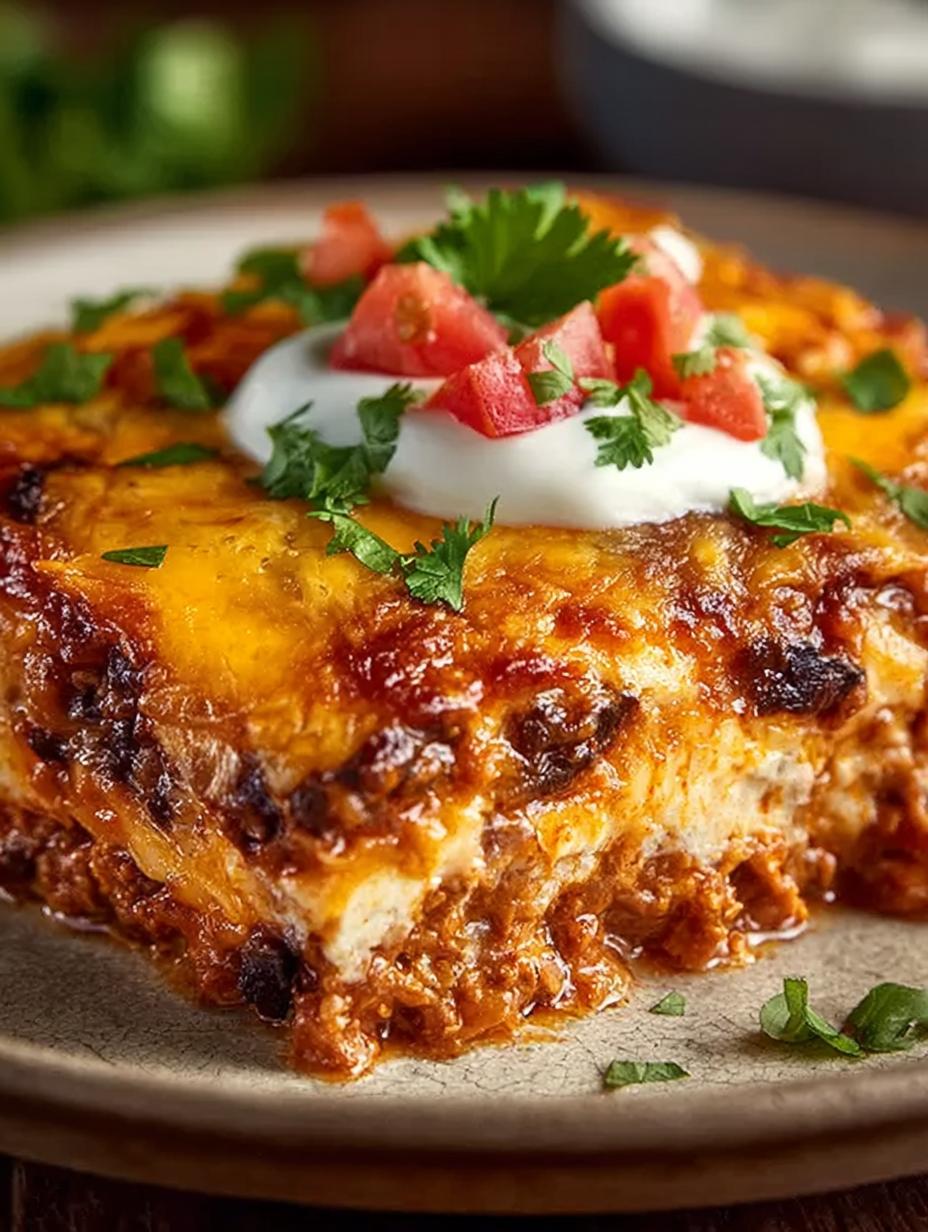 Beef Enchilada Casserole