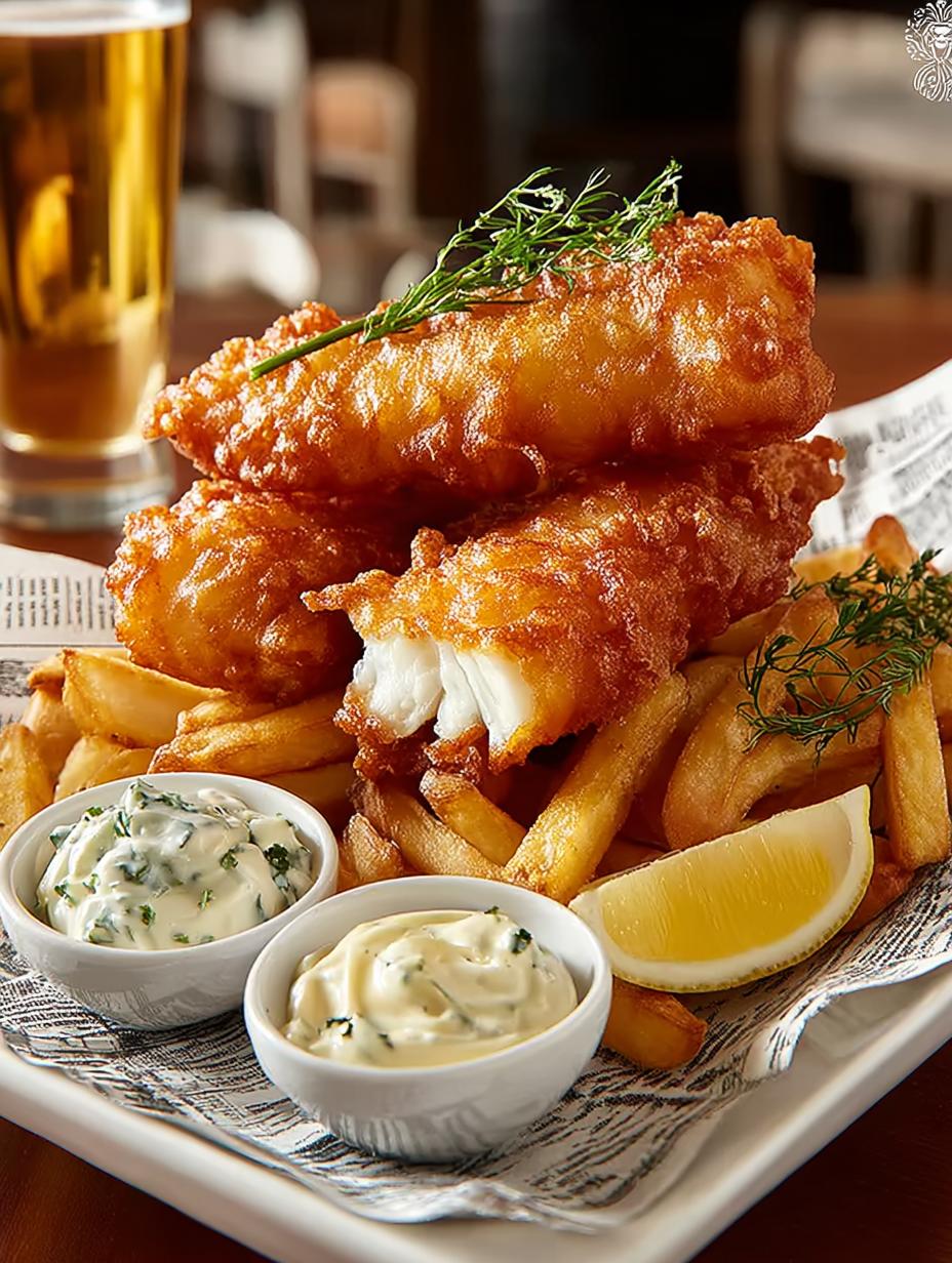 Beer Battered Fish Chips