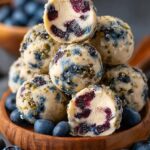 Blueberry Cheesecake Protein Bites