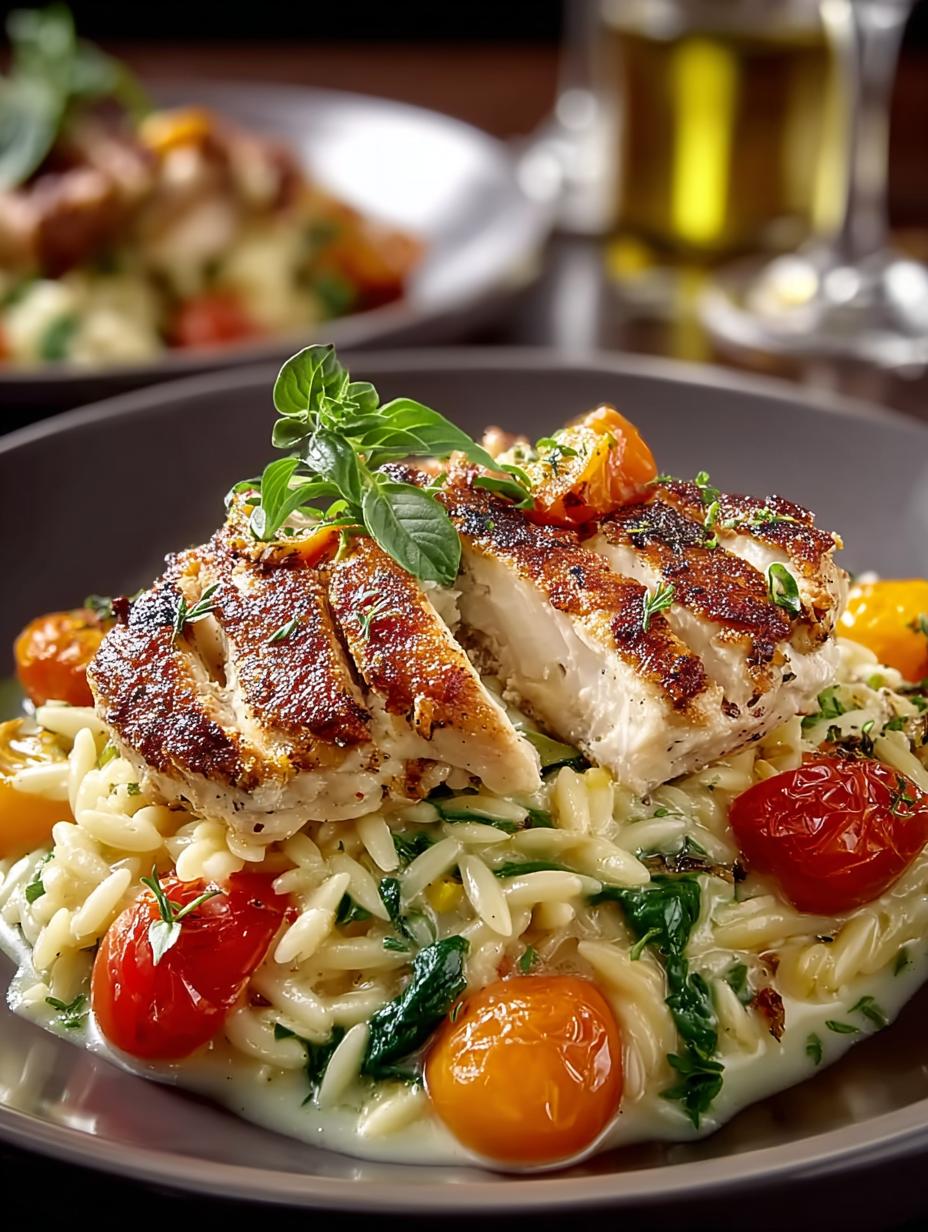 Boursin Orzo Bake with Chicken and Veggies Delight - Boursin Orzo Bake with - main visual representation