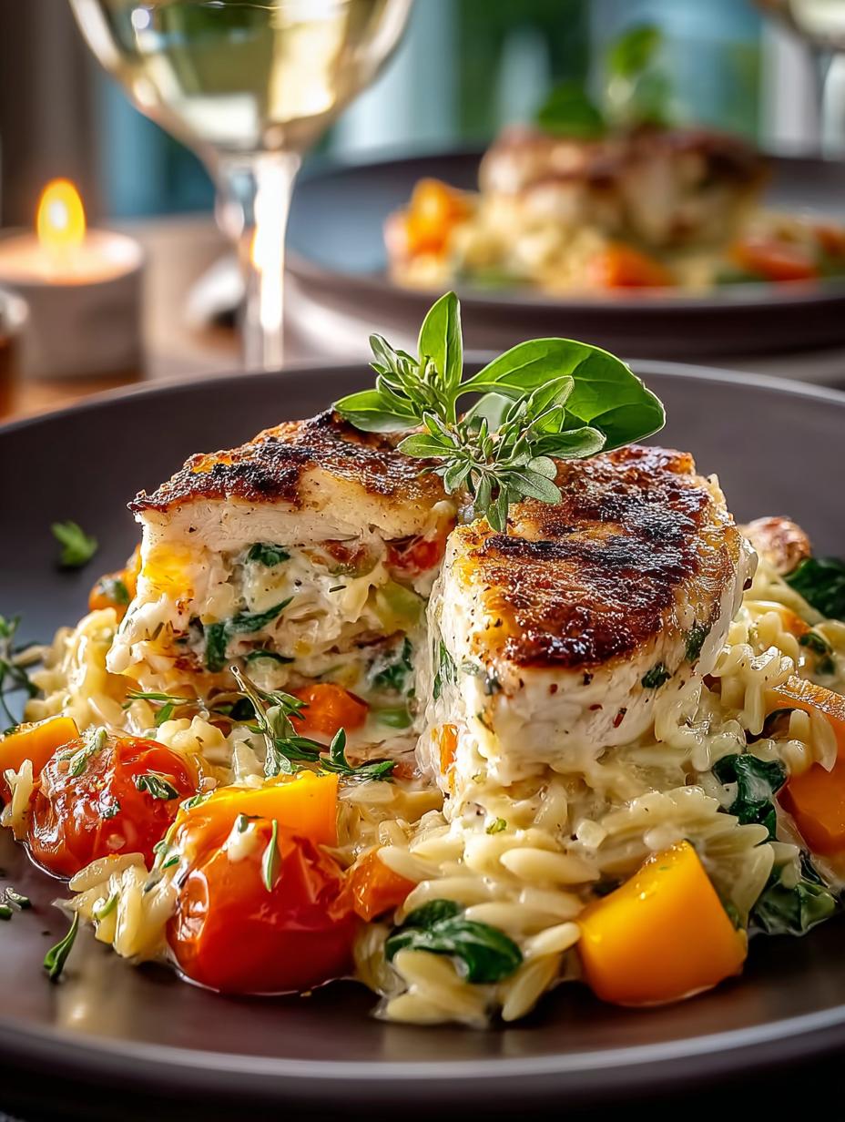 Boursin Orzo Bake with