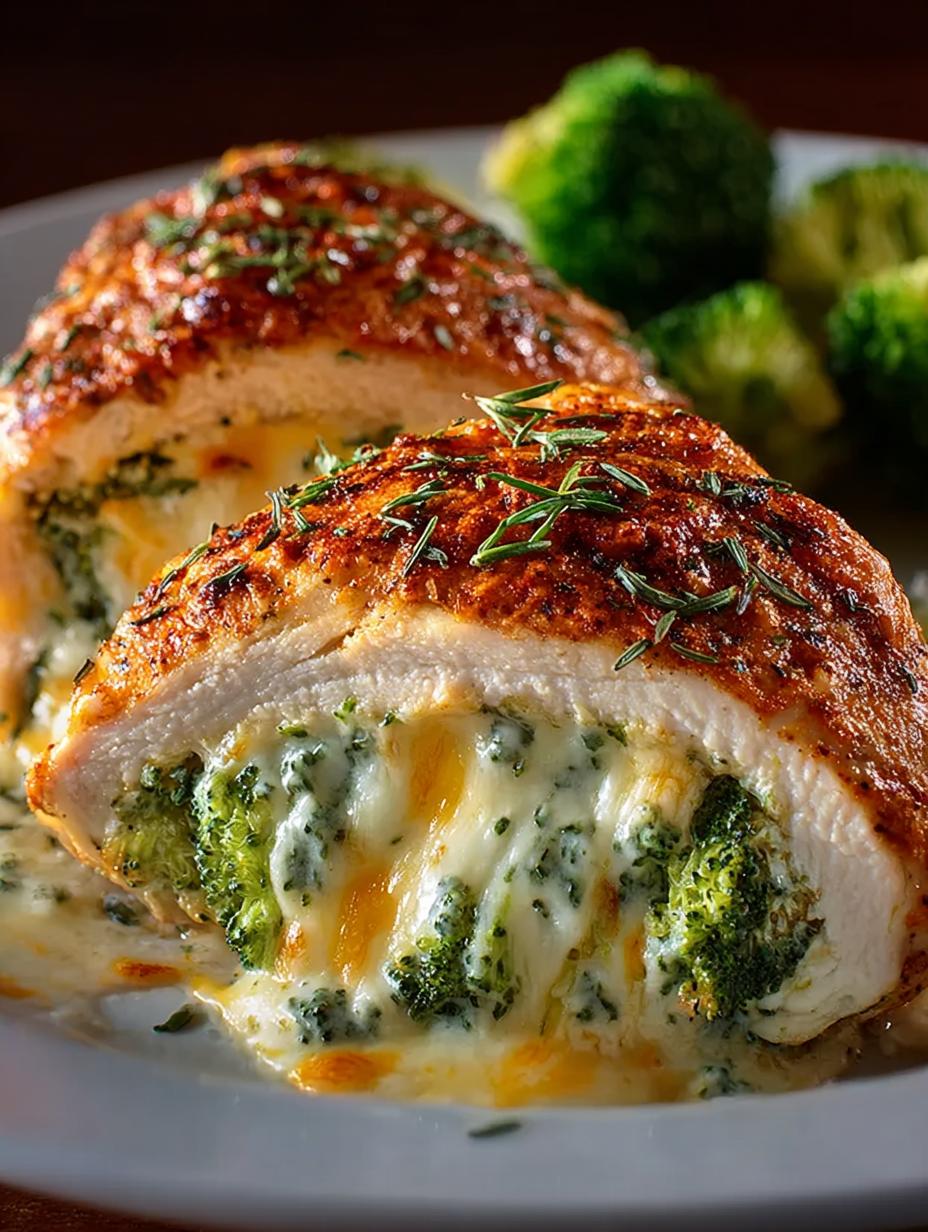 Broccoli Cheddar Stuffed Chicken: 5 Steps to Deliciousness - Broccoli Cheddar Stuffed Chicken - additional detail