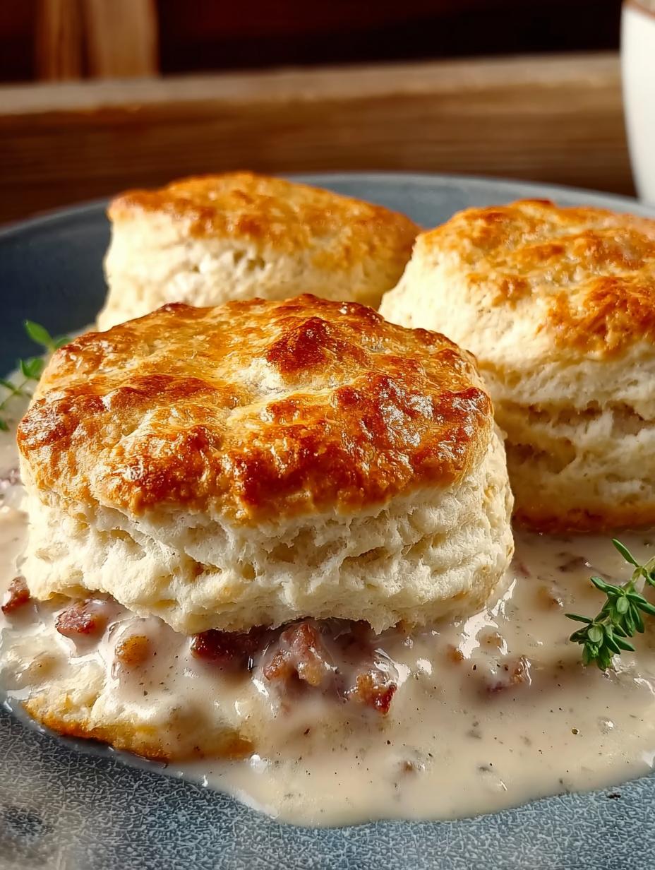 Buttermilk Biscuits with Sausage