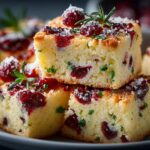 Buttery Cranberry Orange Shortbread