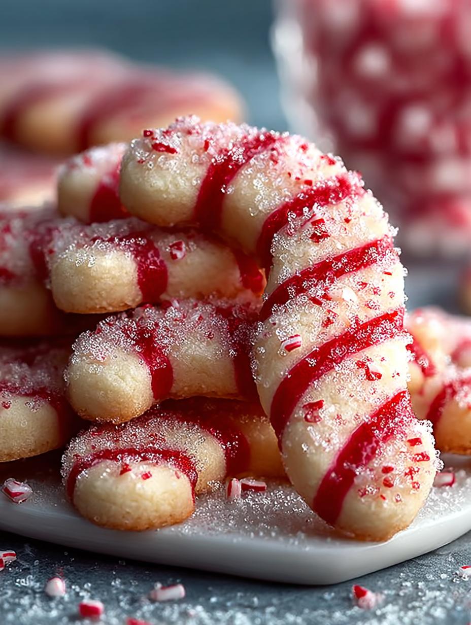 Candy Cane Shaped Cookies: 10 Festive Recipes to Enjoy - Candy Cane Shaped Cookies - additional detail