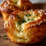 Cheesy Garlic Cruffins