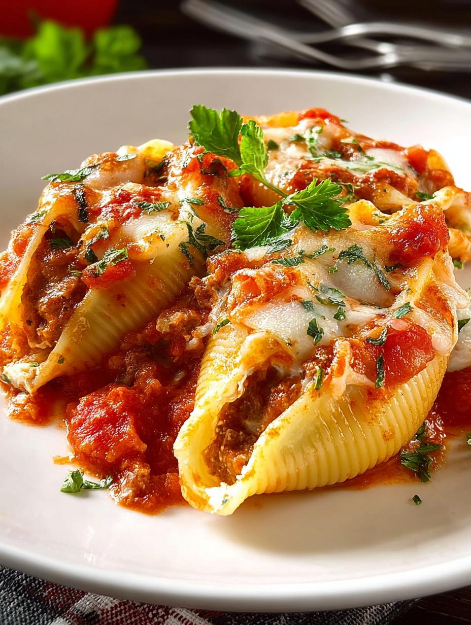 Delicious Cheesy Italian Stuffed Shells for Dinner - Cheesy Italian Stuffed Shells - additional detail