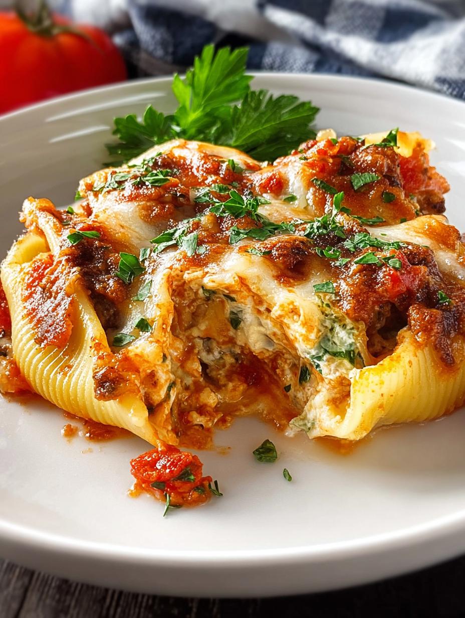 Cheesy Italian Stuffed Shells