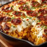 Cheesy Pizza Pasta Bake