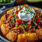Cheesy Potato Taco Bowls