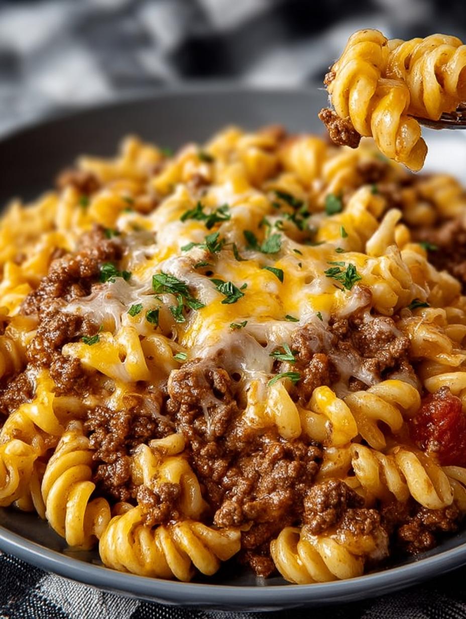 Cheesy Sloppy Cheeseburger Pasta: 5 Comforting Secrets - Cheesy Sloppy Cheeseburger Pasta - additional detail