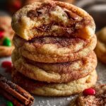 Chewy Christmas Snickerdoodle Cookies