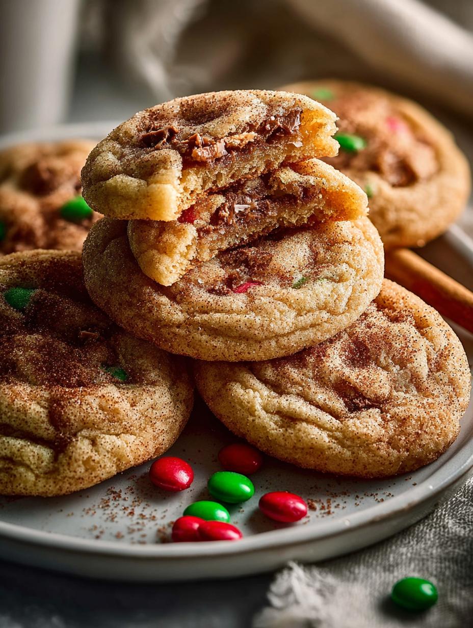 Chewy Christmas Snickerdoodle Cookies You'll Adore - Chewy Christmas Snickerdoodle Cookies - additional detail