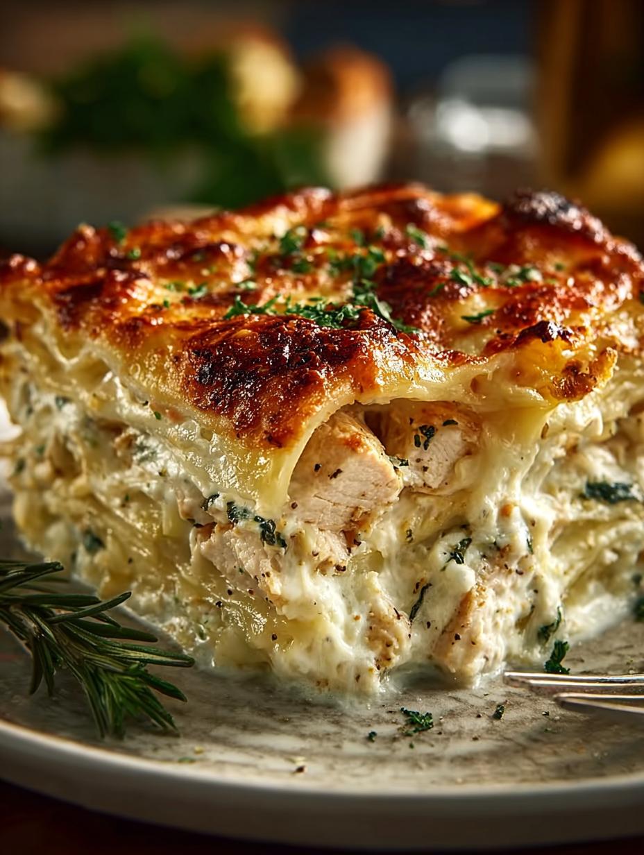 Chicken Alfredo Lasagna: 5 Reasons to Love This Comfort Dish - Chicken Alfredo Lasagna - main visual representation