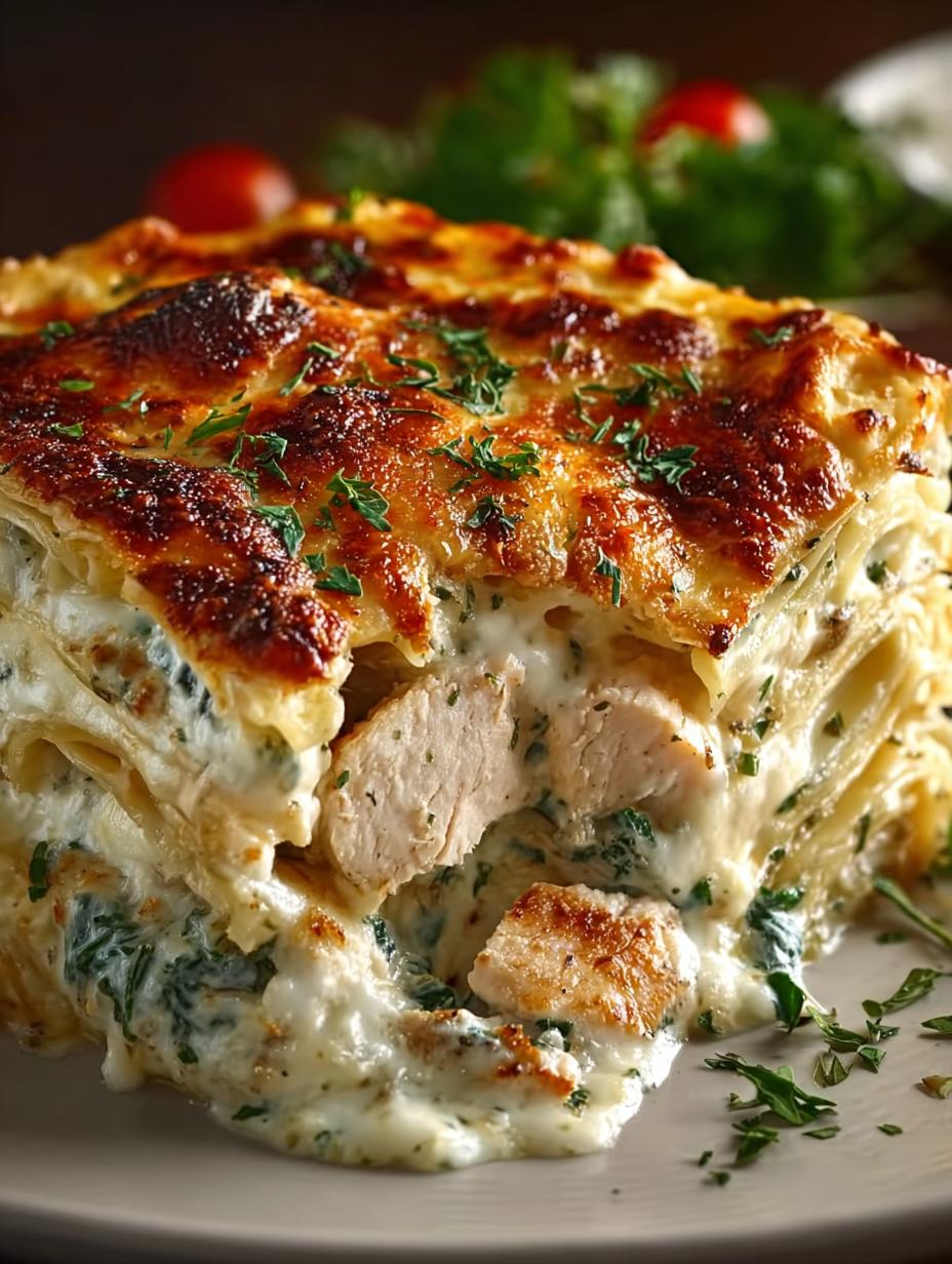 Chicken Alfredo Lasagna