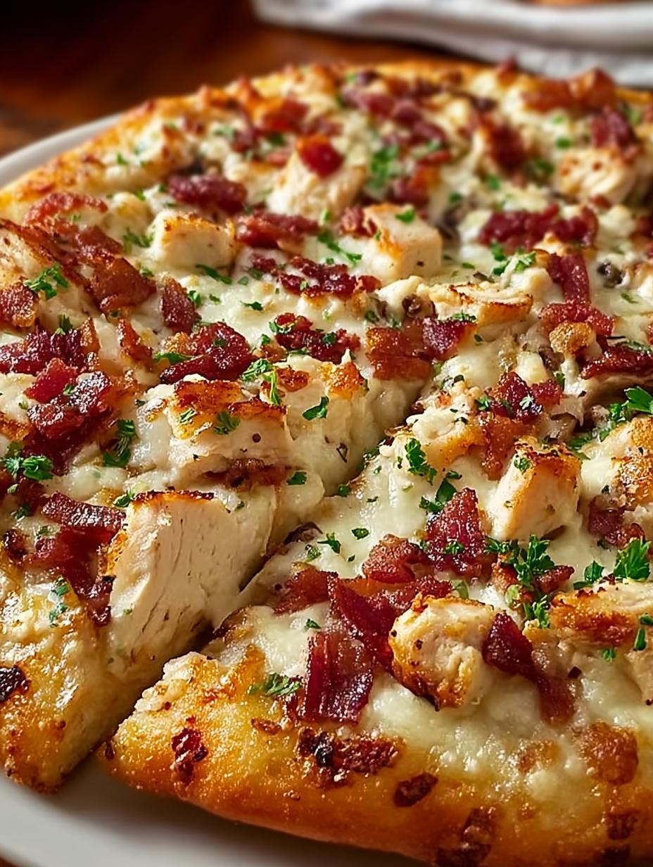 Chicken Bacon Ranch Pizza: 7 Reasons to Love This Recipe 4 Chicken Bacon Ranch Pizza: 7 Reasons to Love This Recipe - Chicken Bacon Ranch Pizza - main visual representation