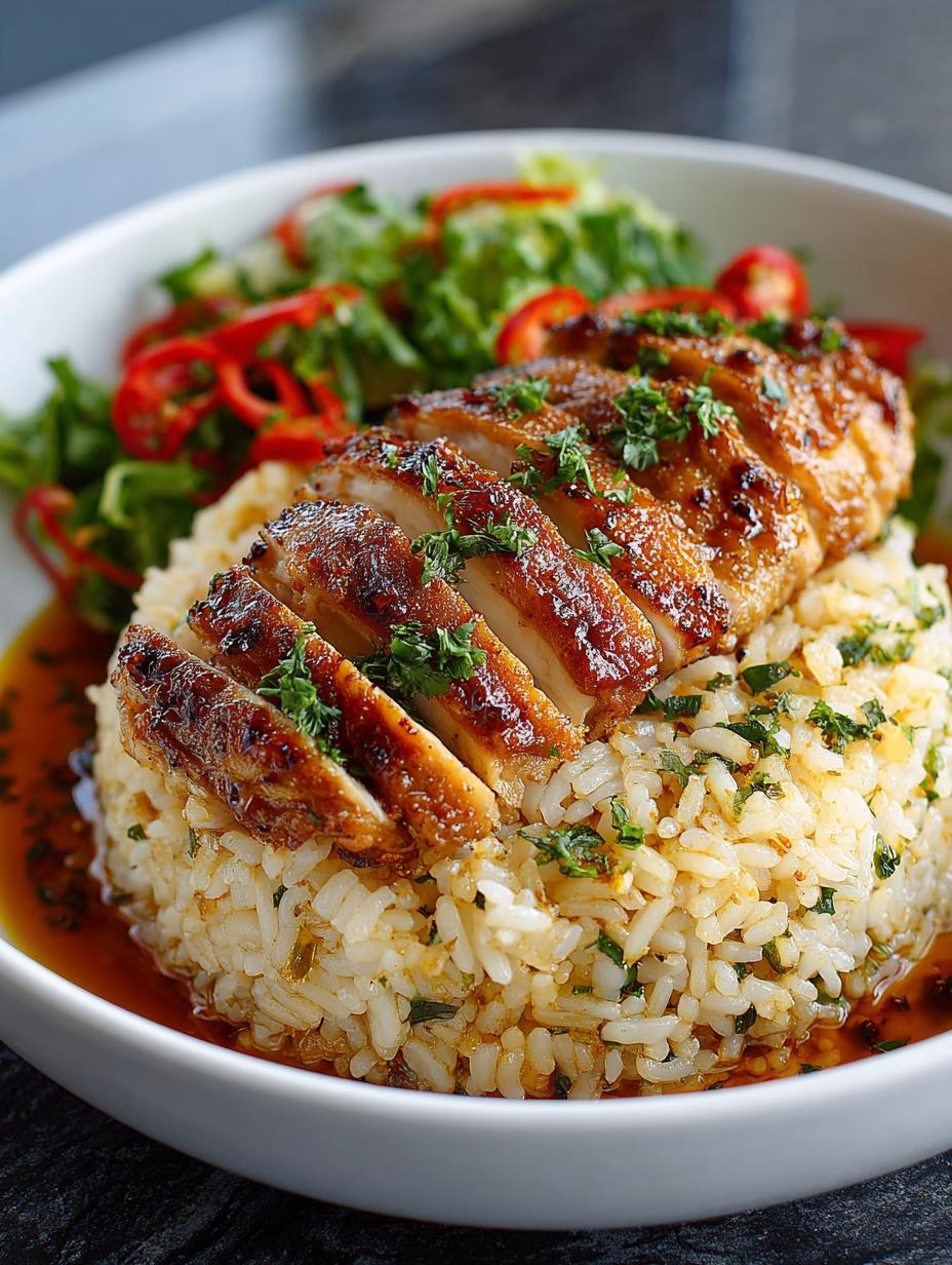 Chicken Rice: 5 Secrets to an Irresistible Comfort Dish 5 Chicken Rice: 5 Secrets to an Irresistible Comfort Dish - Chicken Rice - additional detail
