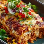 Chicken Rice Enchiladas