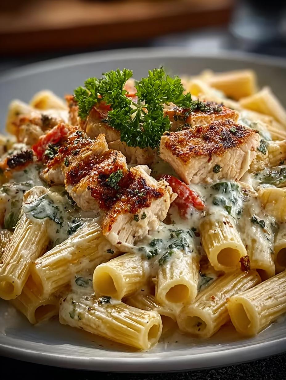 Chicken Rigatoni Alfredo
